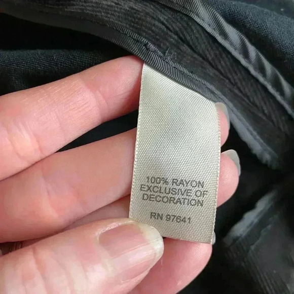 J. Jill Black Soft Corduroy Ruffled Cuff Button Front Blazer Jacket Coat Size 4P - Picture 4 of 7